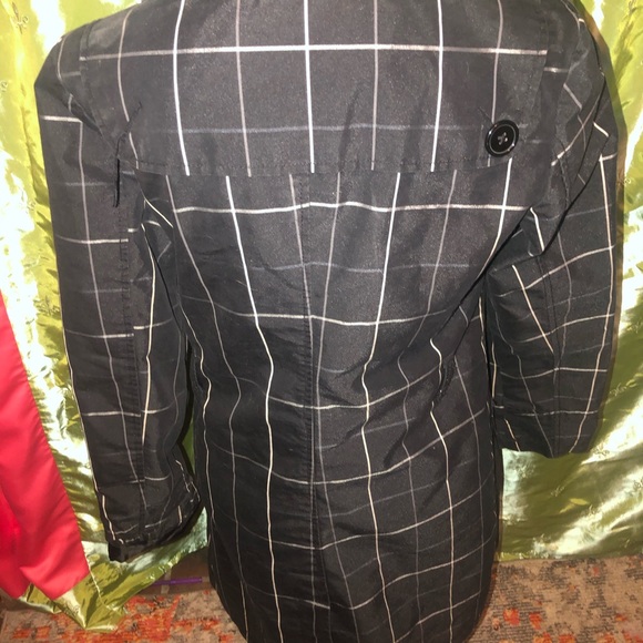 Plaid Merona trench coat💕 - Picture 3 of 4